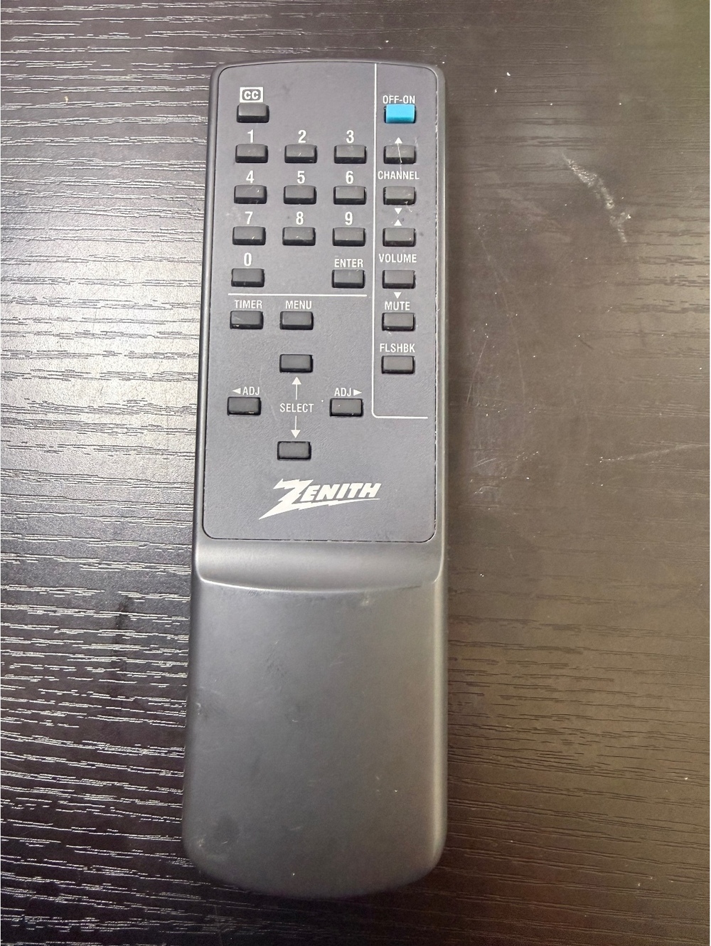 Zenith SC3490 Remote Control for TV